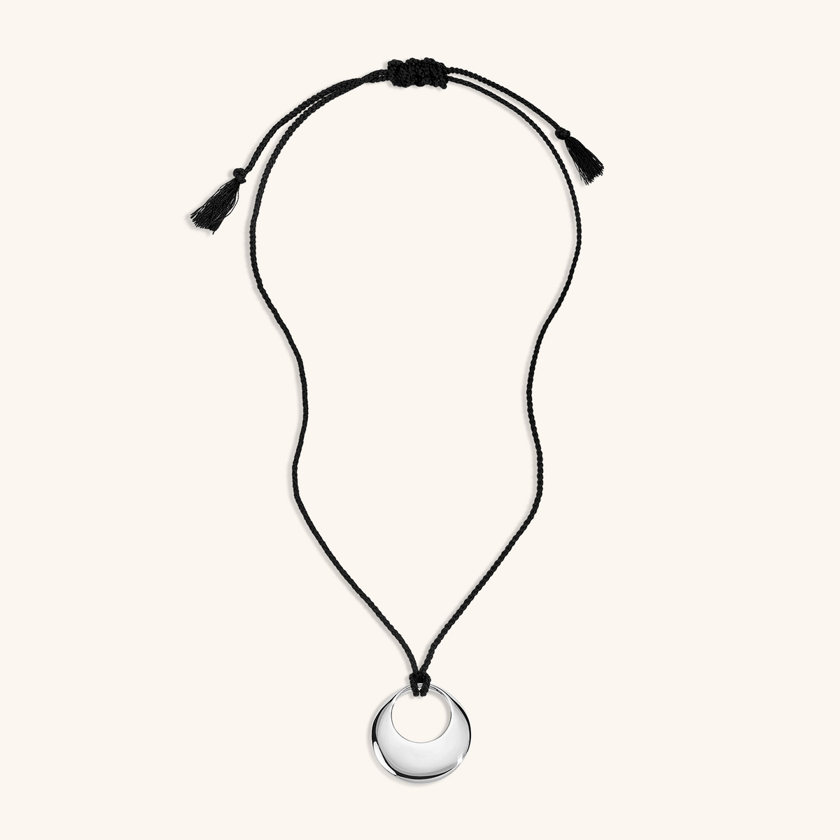 Equilibrium Fine Pendant Necklace - Back in Sterling Silver