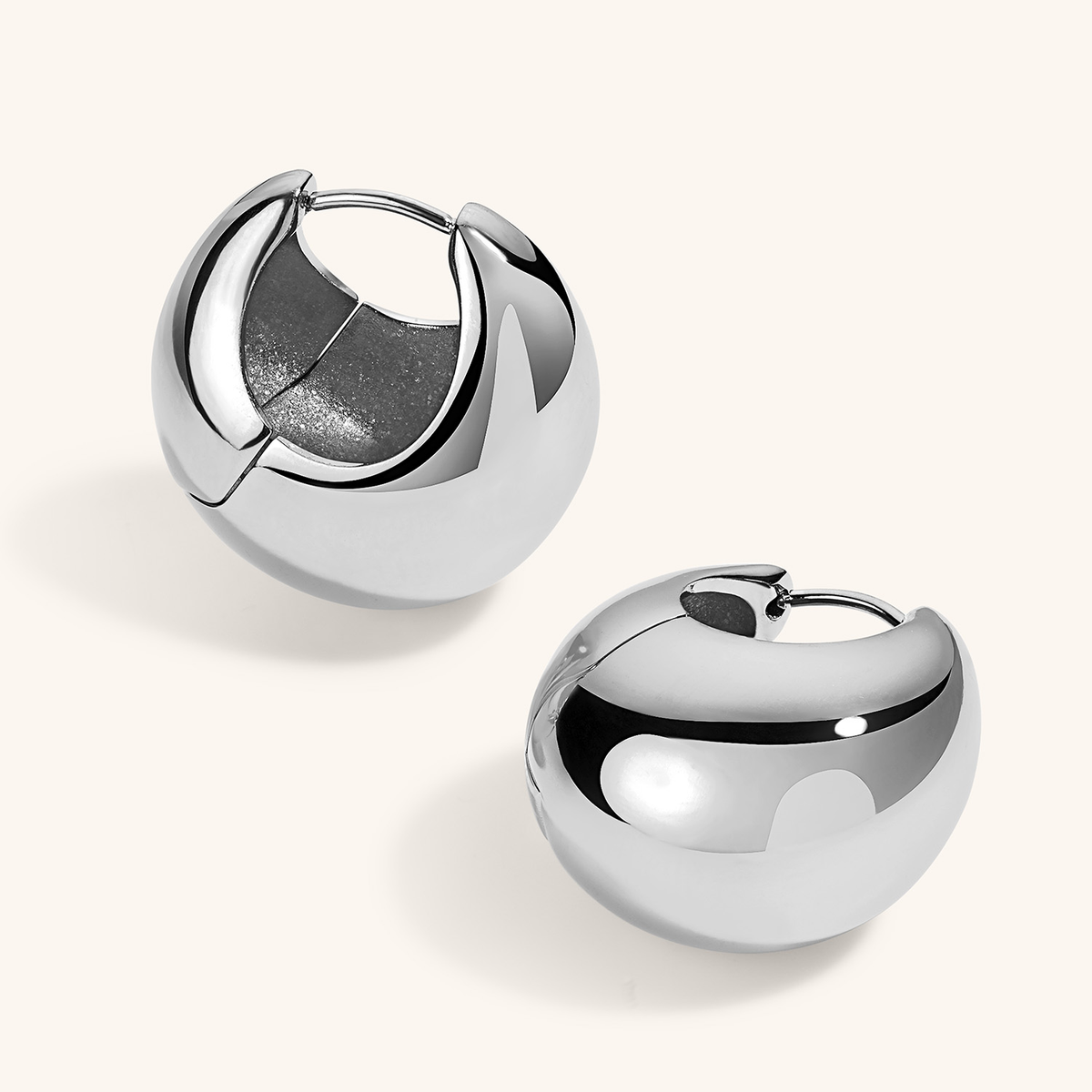 Cloud Hoops - Silver