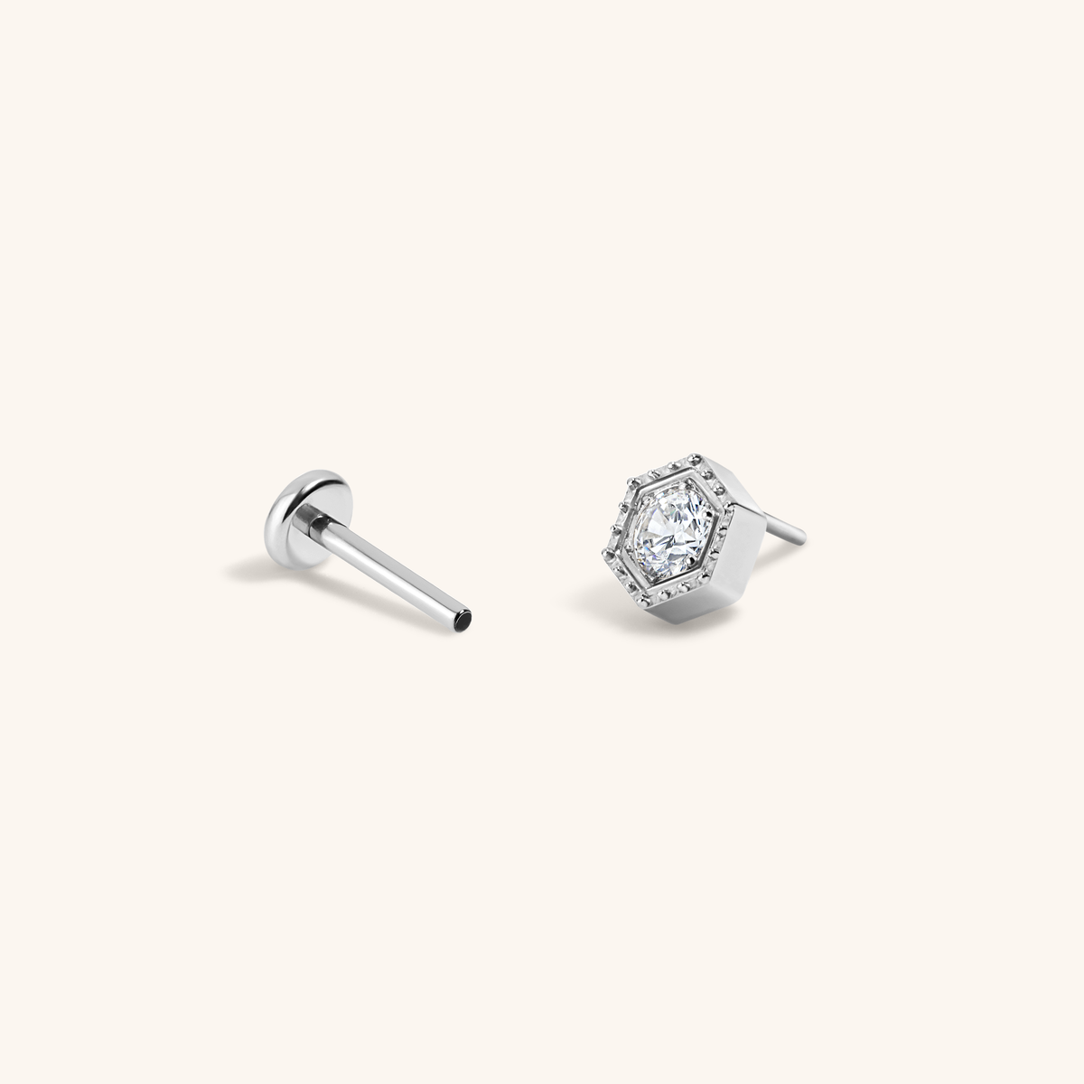 Deco Nap Earrings (Silver)