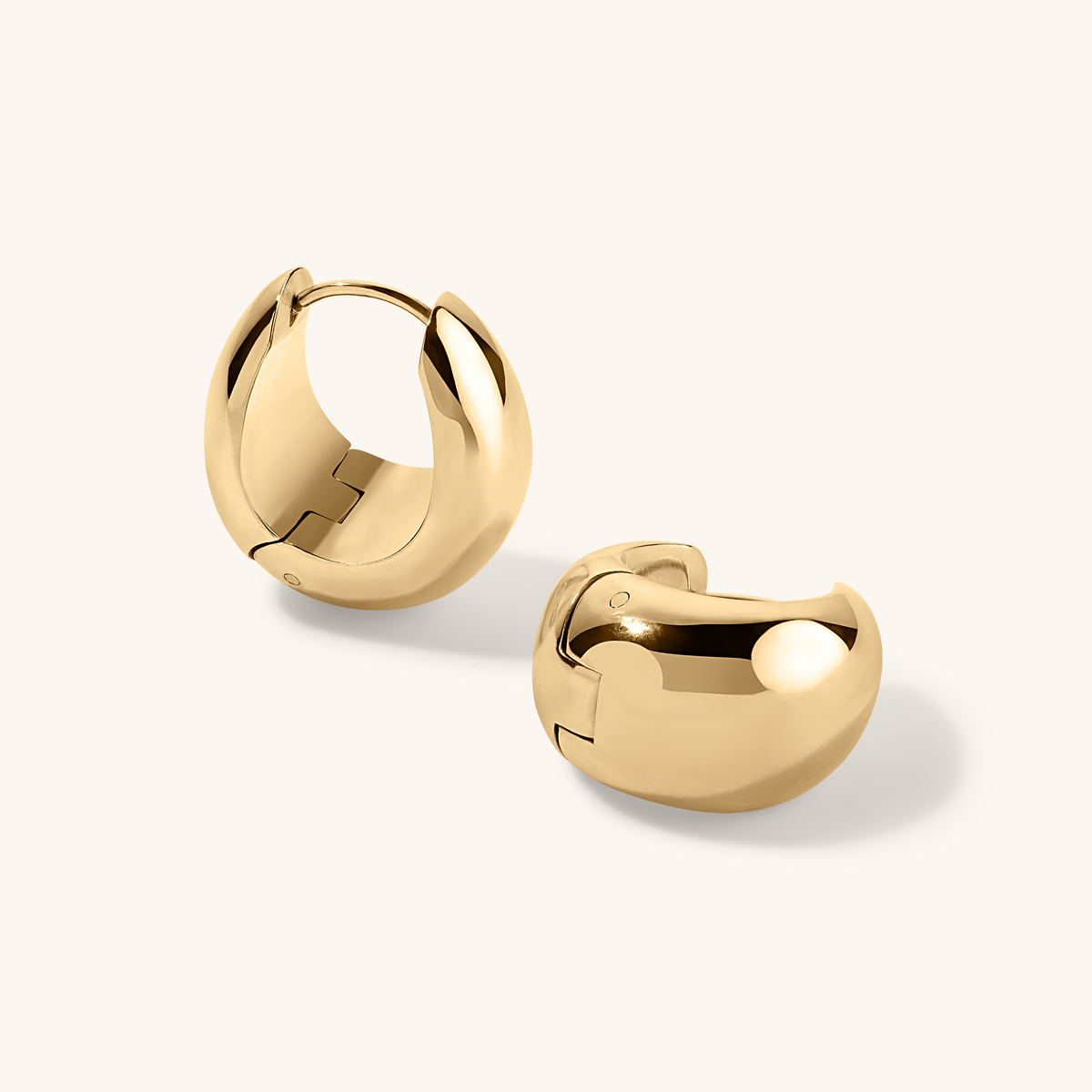 Mini Dewdrop Hoops - Gold