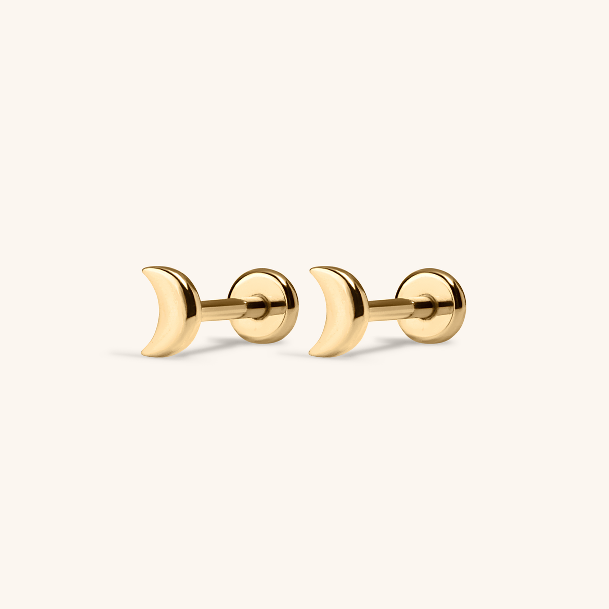 Moon Nap Earrings (Gold)