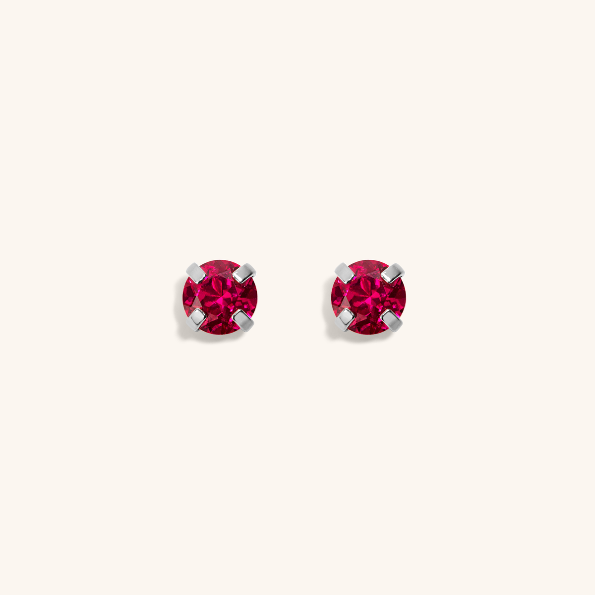 Ruby Nap Earrings (Silver)