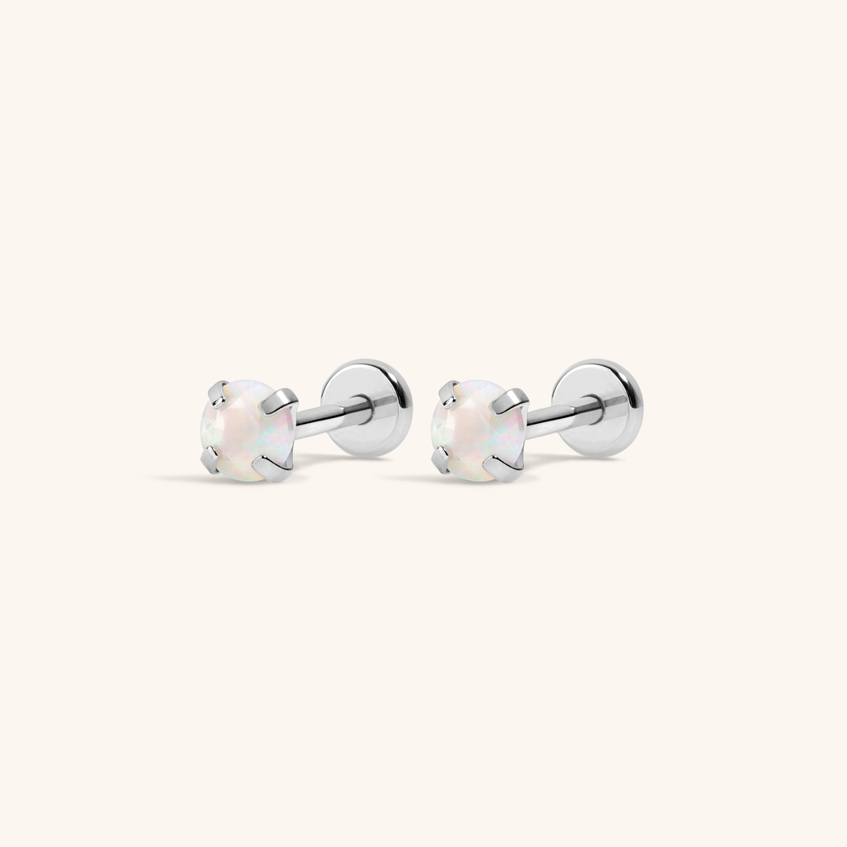 Opal Nap Earrings (Silver)