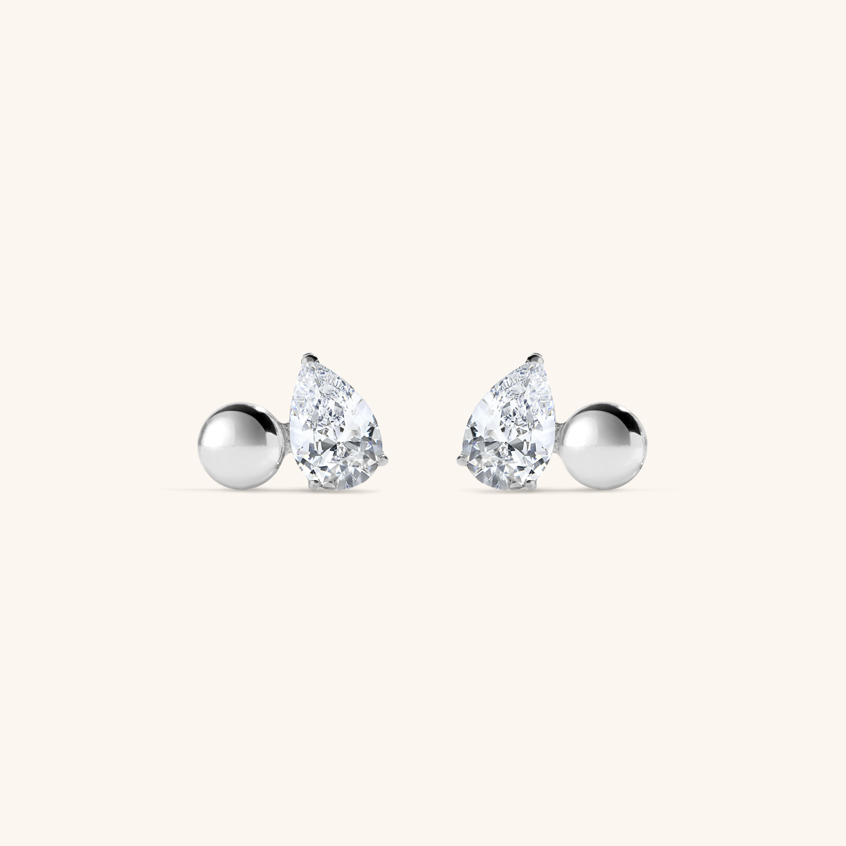 Toi Et Moi Nap Earrings - Silver