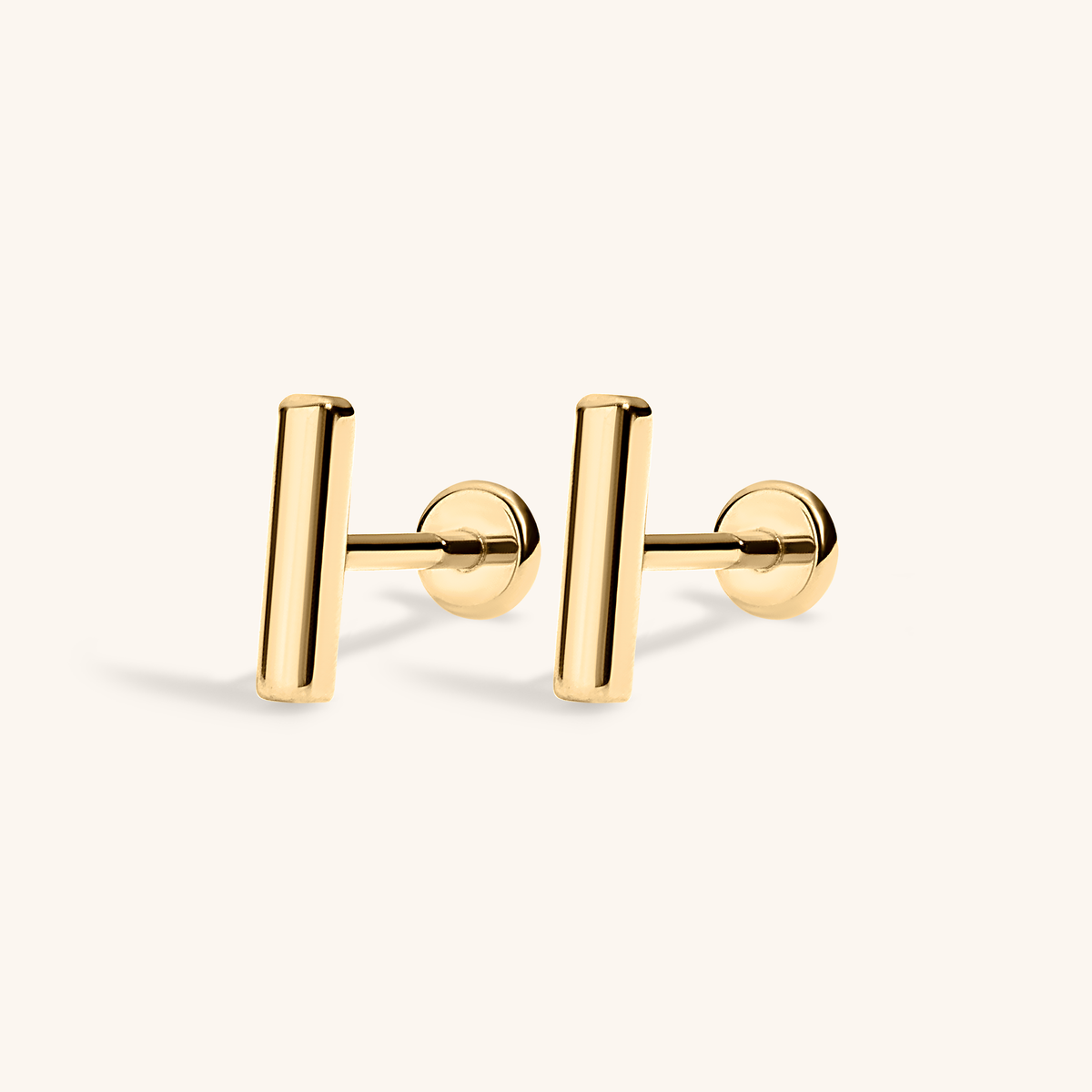 Bar Nap Earrings (Gold)