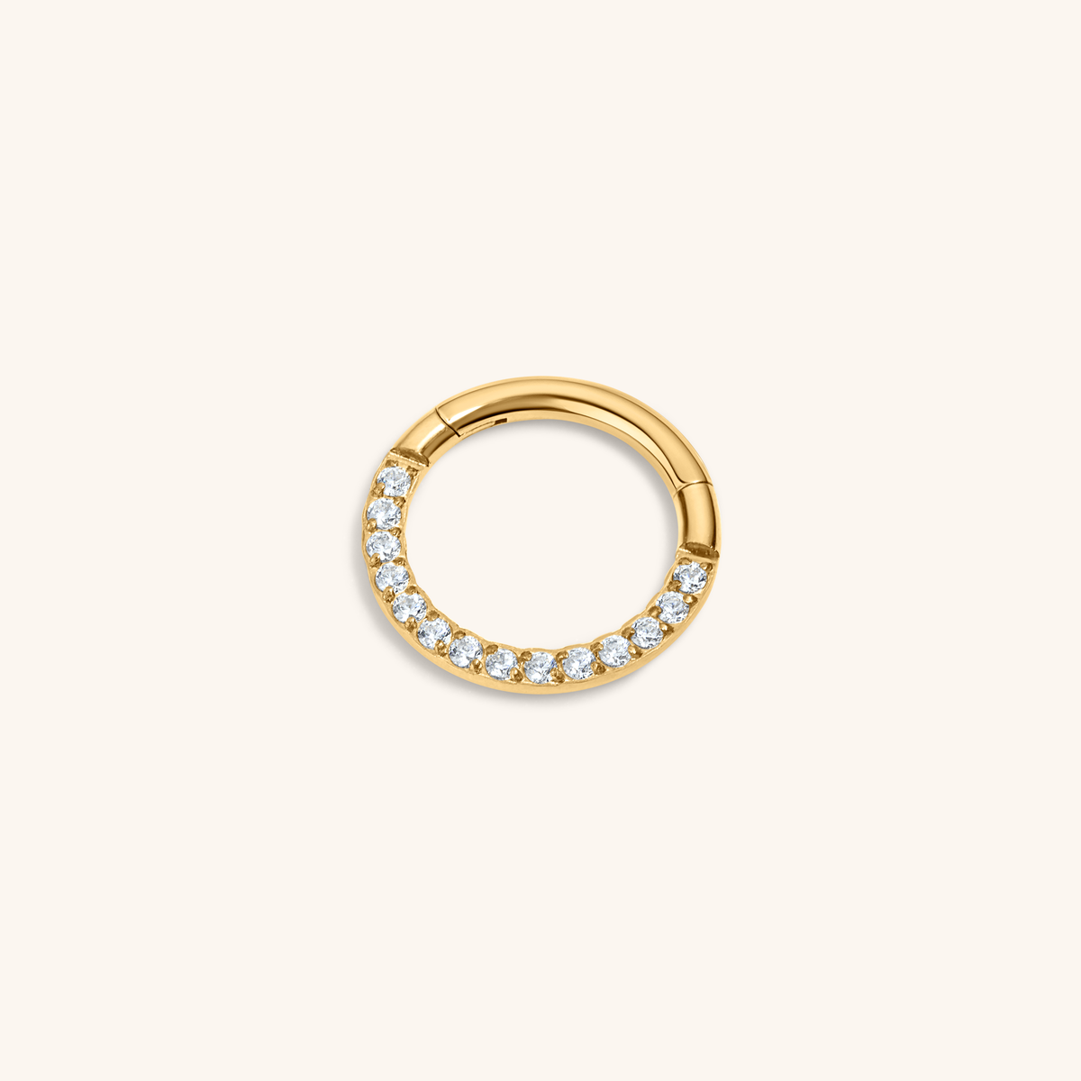 Cosmic Cartilage Hoop (Titanium - Gold)