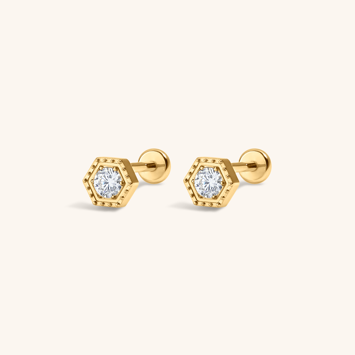 Deco Nap Earrings (Gold)