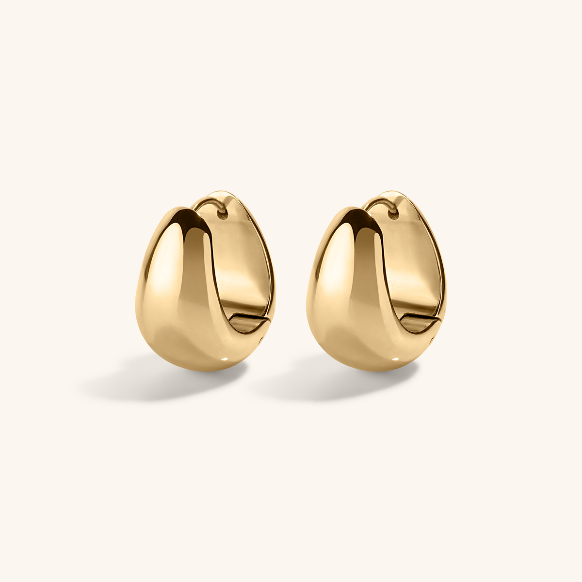 Mini Dewdrop Hoops - Gold