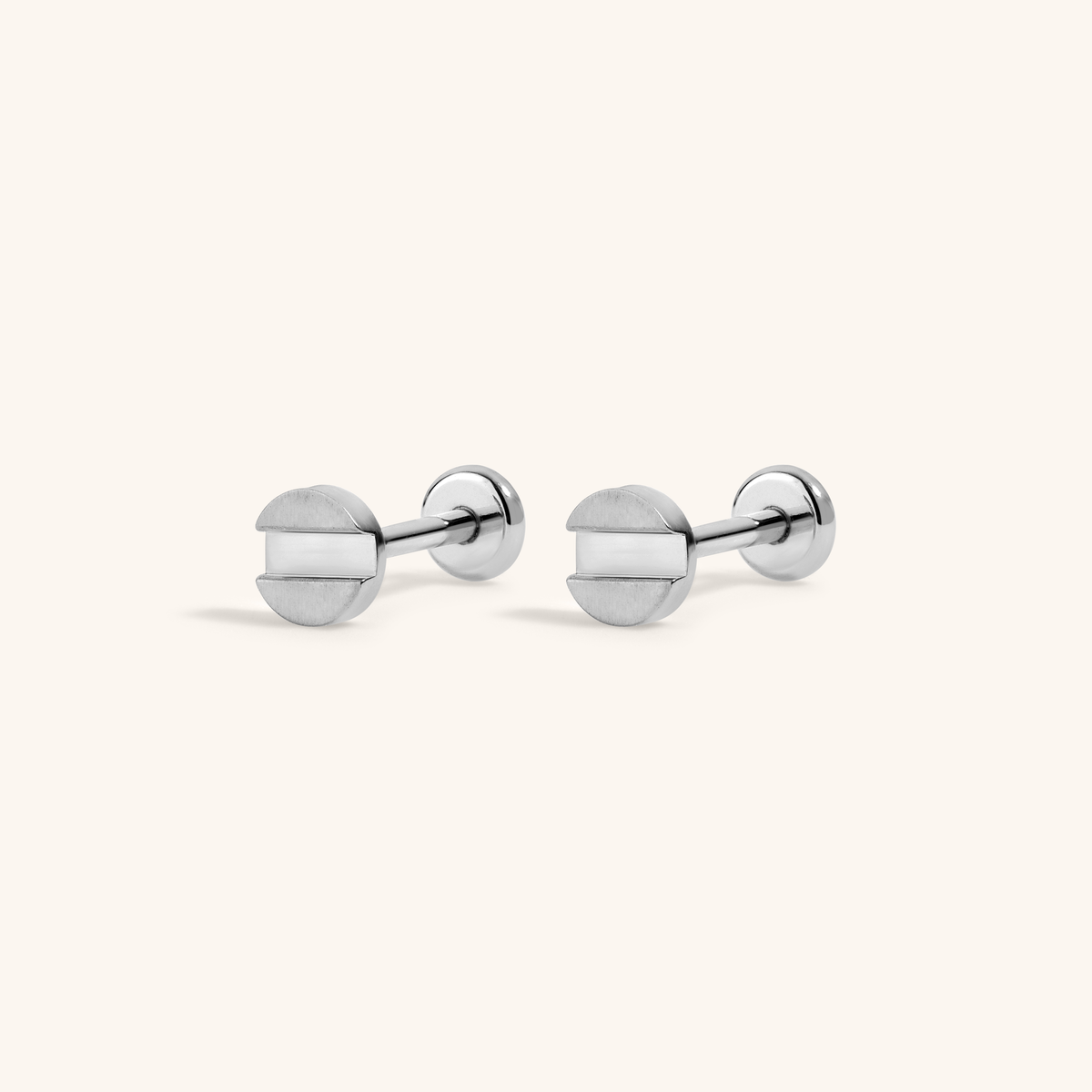 Bolt Nap Earrings (Silver)