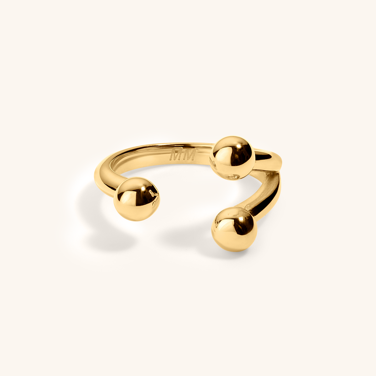 Floating Orb Ring III (Gold)