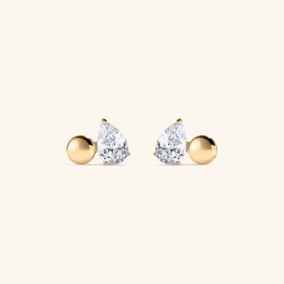 Toi Et Moi Nap Earrings - Gold