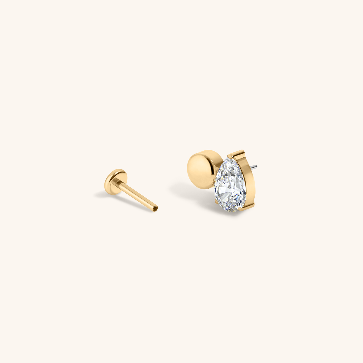 Toi Et Moi Nap Earring - Gold