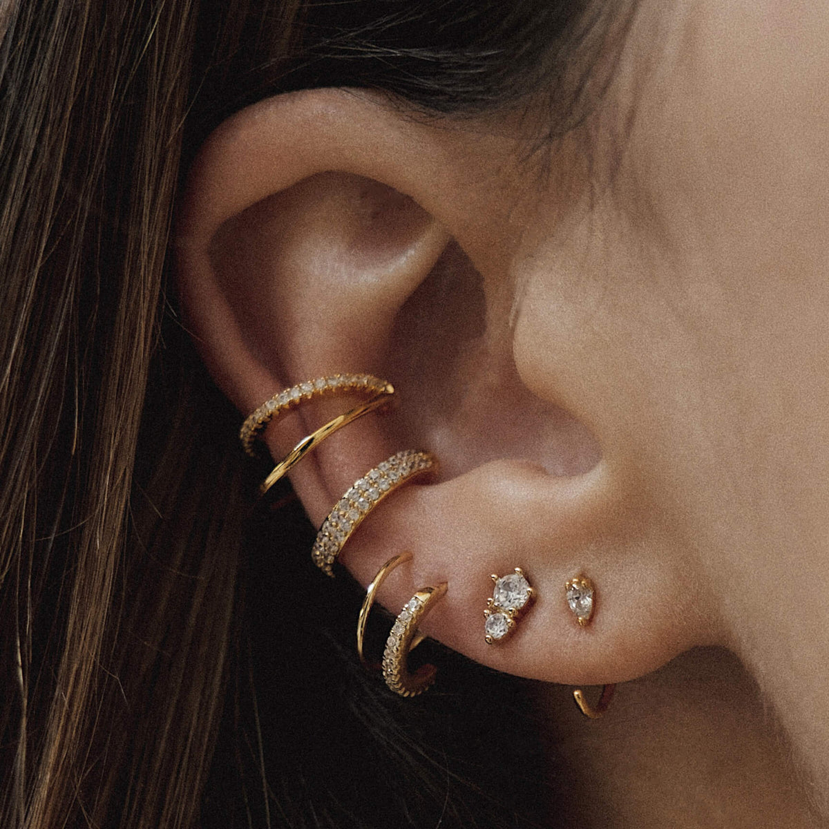 Ear party styled look for PopSugar press quote