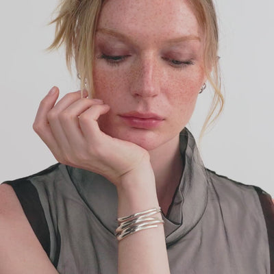 Möbius Fine Cuff on Model Video